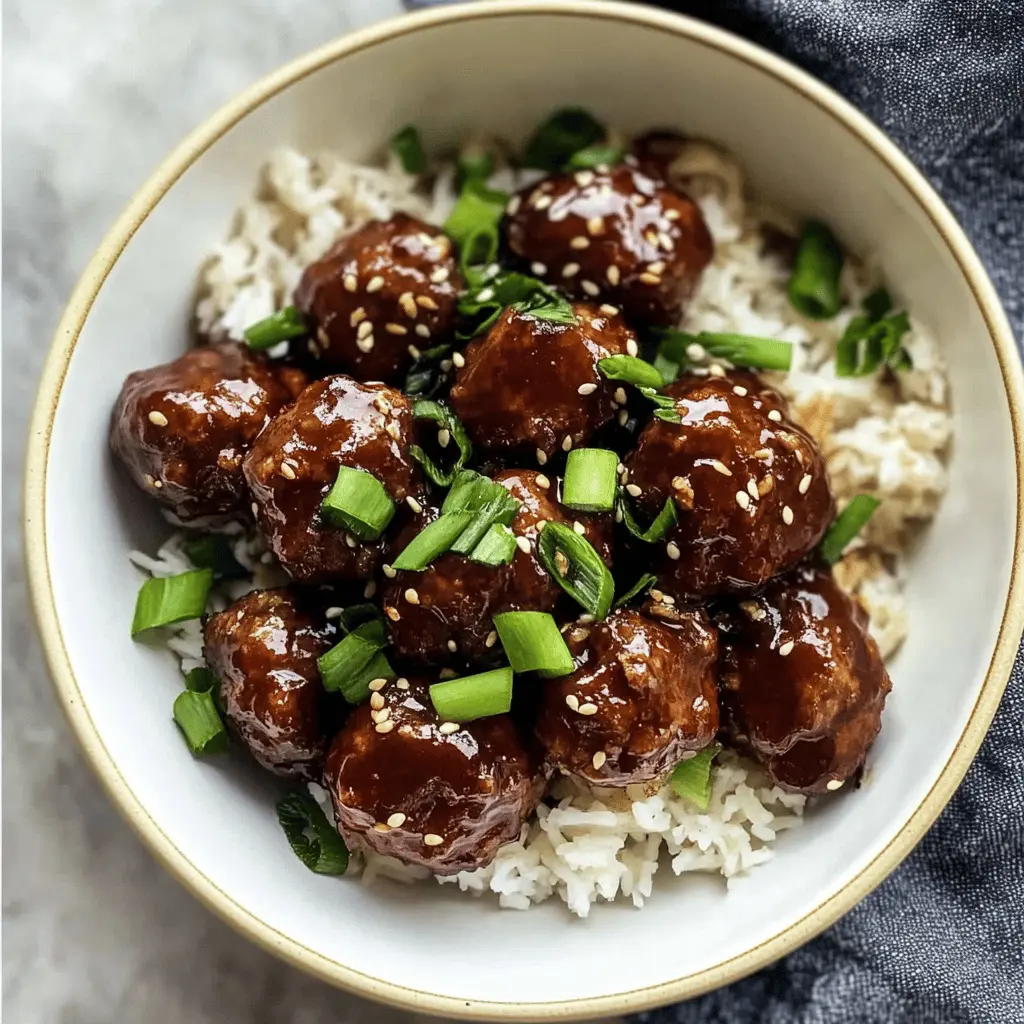 Ready for a quick and tasty dinner? These 30-minute Mongolian Beef Meatballs are packed with savory flavors that everyone will love! Made with tender beef, a rich soy sauce glaze, and a hint of ginger, they are perfect served over rice or noodles. Save this recipe for those busy weeknights when you want something delicious and easy to prepare!