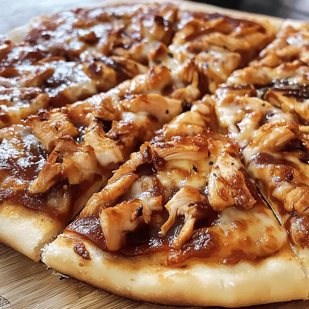Easy and Cheesy BBQ Chicken Pizza Recipe