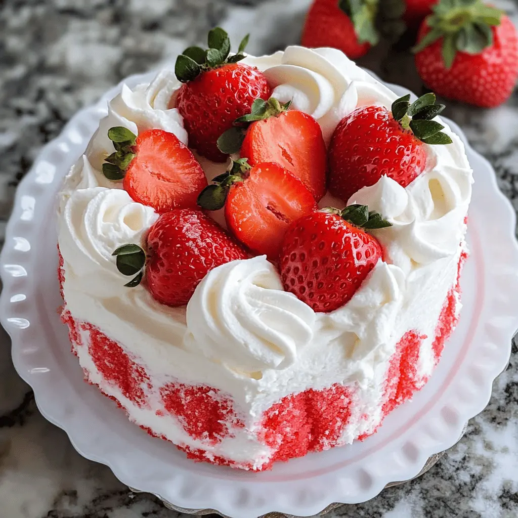 This Best Strawberry Poke Cake is a delightful treat bursting with fresh strawberry flavor! With its fluffy cake, creamy filling, and luscious strawberry topping, it's perfect for birthdays, summer gatherings, or any sweet occasion. Save this recipe for a refreshing dessert that everyone will love! Perfectly easy and oh-so-tasty!