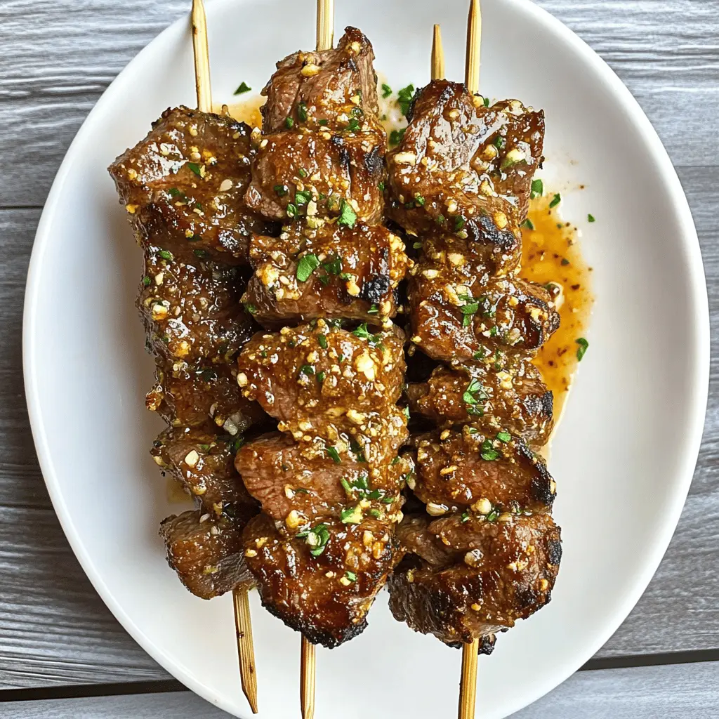 Juicy Cajun Garlic Parmesan Air Fryer Steak Skewers are a flavor-packed treat that's ready in no time! These skewers combine tender steak with a zesty Cajun seasoning and a rich Parmesan coat for a mouthwatering experience. Perfect for game nights, family dinners, or summer BBQs! Save this recipe and impress your guests with these delicious skewers!