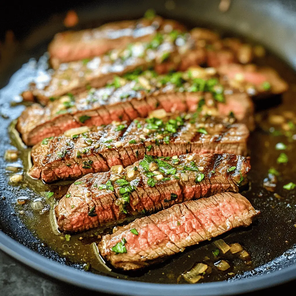 Get ready to impress with this Garlic Butter Skillet Flank Steak! Perfectly seared and bursting with flavor, this dish brings together juicy flank steak and rich garlic butter for a delightful meal. Ideal for family dinners or special occasions, save this recipe to make an unforgettable feast any night of the week!
