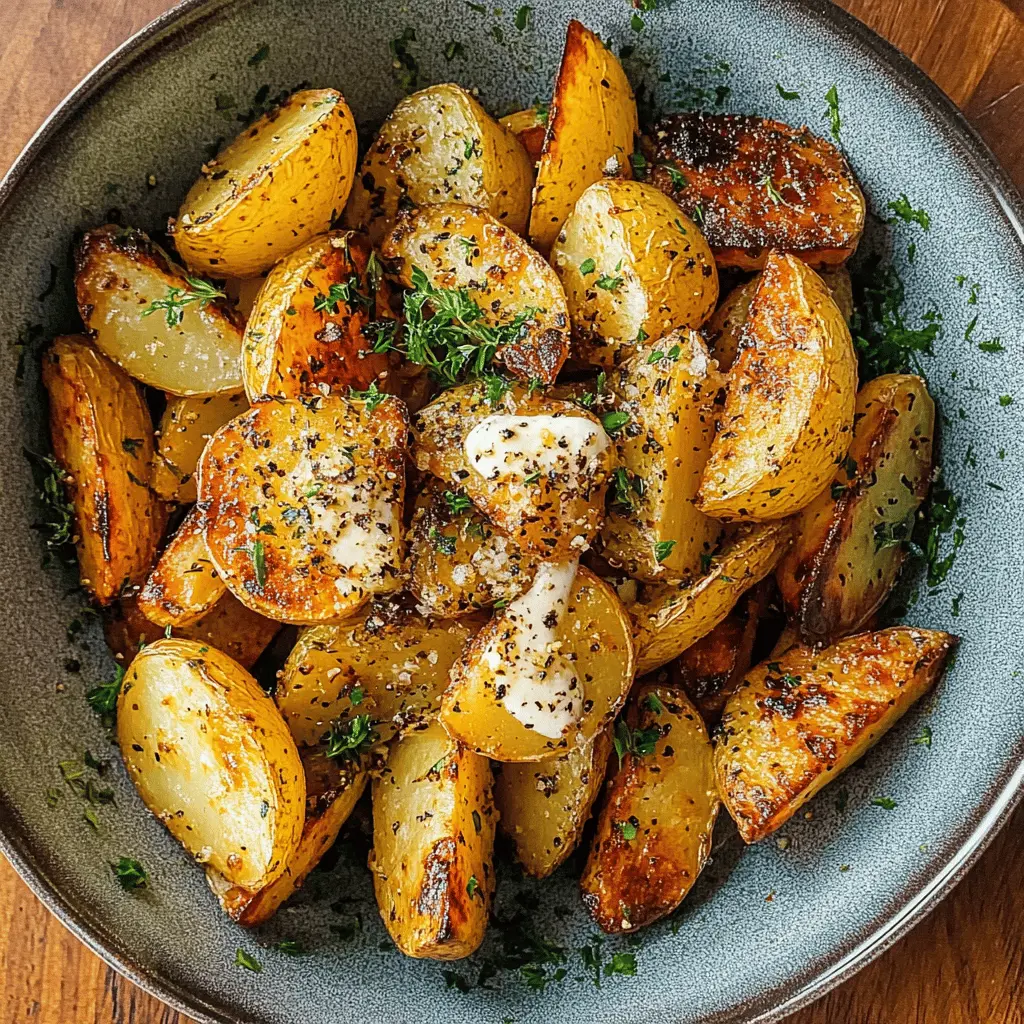 These Greek Roasted Potatoes are a must-try for anyone who loves bold flavors! Tossed in olive oil, lemon, and oregano, this dish brings a taste of the Mediterranean to your table. Perfectly crispy on the outside and fluffy inside, they make a great side for any meal or a delightful addition to your next gathering. Save this recipe now for your next family dinner or get-together!