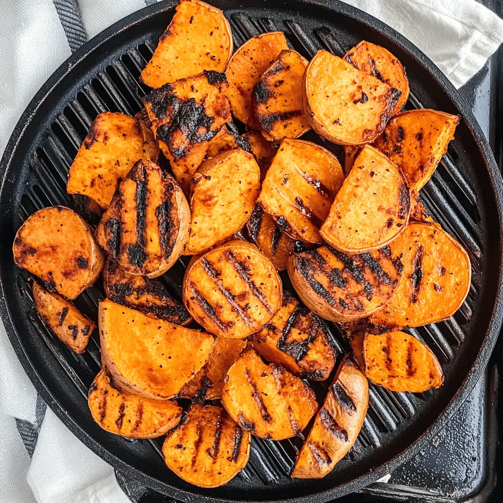 Get ready to enjoy these Grilled Sweet Potatoes, a simple yet tasty side dish perfect for summer cookouts or weeknight dinners. The natural sweetness caramelizes beautifully on the grill, making them a delightful addition to any meal. Don’t forget to save this recipe for your next gathering or barbecue – your friends and family will love them!