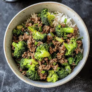 This easy Ground Beef and Broccoli recipe is perfect for busy weeknights! Packed with protein and nutrients, it combines tender broccoli with savory ground beef in a delicious sauce. Serve it over rice or noodles for a quick meal the whole family will love. Save this pin for your next dinner idea! It's a tasty and healthy option that everyone will enjoy.