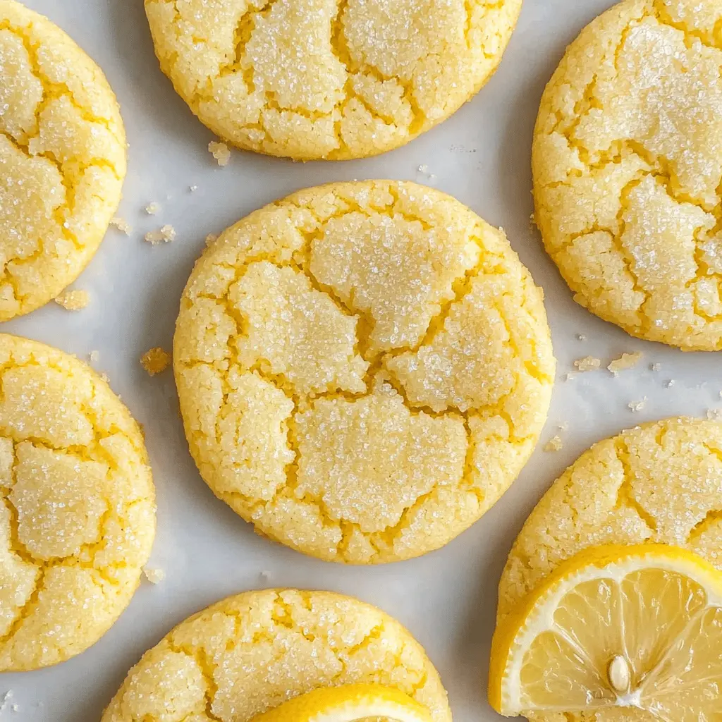 These Lemon Sugar Cookies are a delightful treat that brings a burst of citrus flavor to your day! Made with fresh lemon juice and zest, these soft and chewy cookies are perfect for any occasion. They're great for sharing or enjoying with a cup of tea. Save this recipe now and add a refreshing twist to your baking!