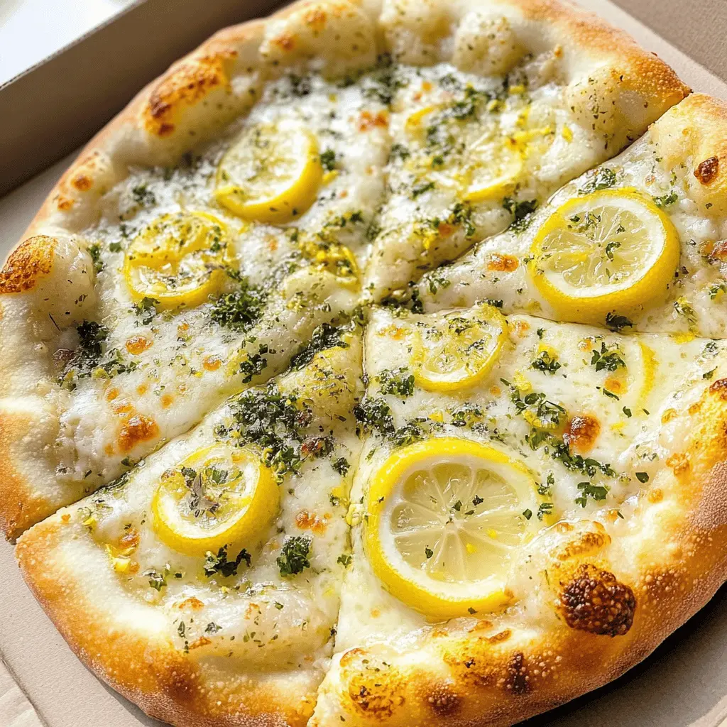 Easy Lemon White Pizza Recipe with Fresh Herbs