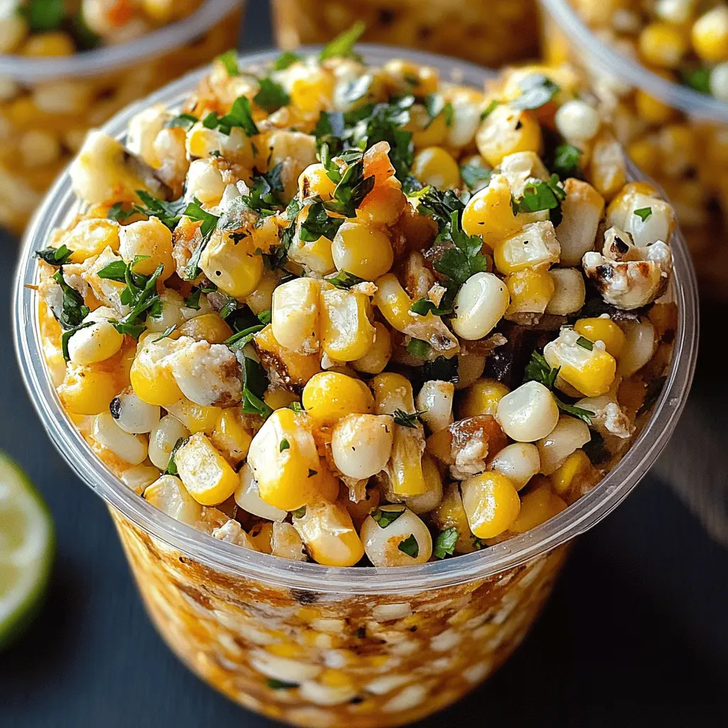 Enjoy the vibrant flavors of Mexican Corn Cups (esquites), a delightful street food treat! Sweet corn is sautéed with spices and topped with creamy mayo, tangy lime, and crumbly cheese for a burst of taste in every bite. Perfect for gatherings or a cozy night in, save this recipe to impress your friends and family with a taste of Mexico!