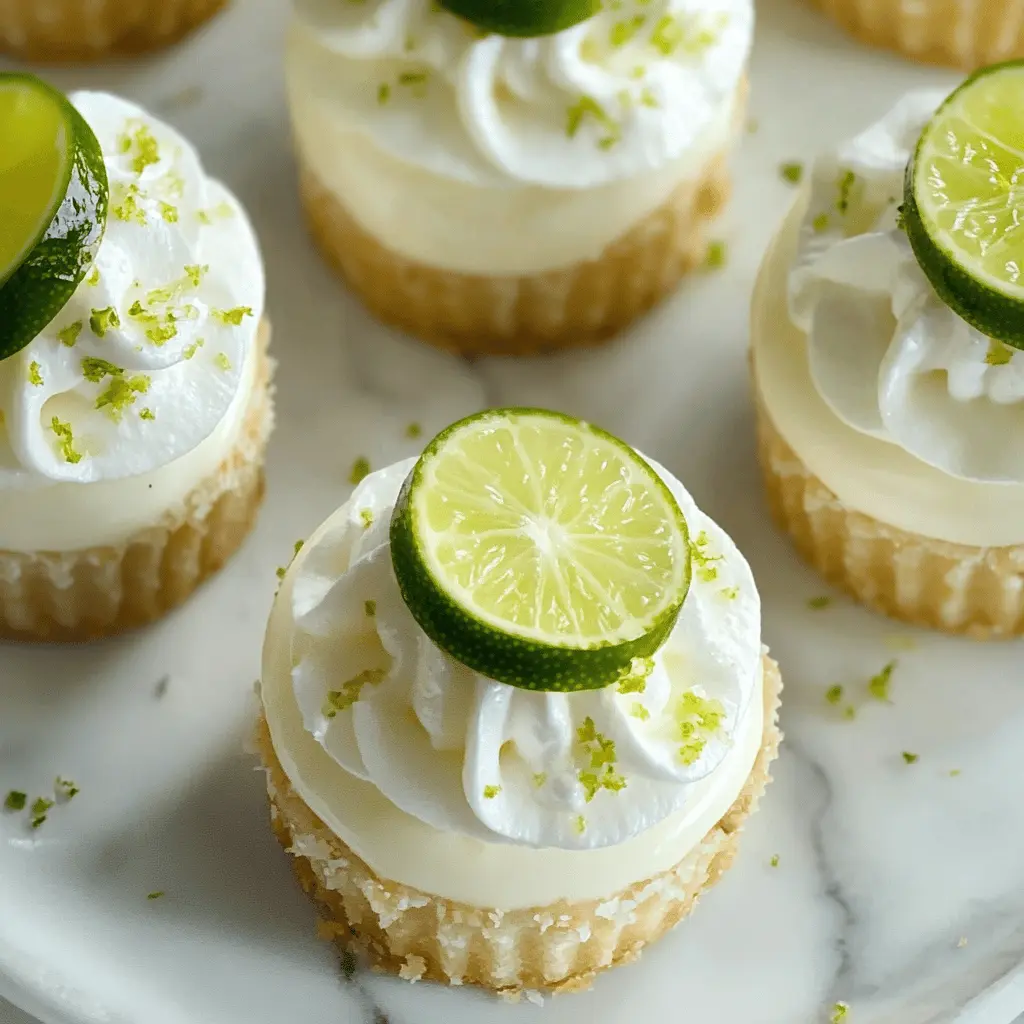 Treat yourself to a refreshing no-bake mini key lime pie! This simple recipe features a zesty lime filling and a buttery graham cracker crust, perfect for summer gatherings or a sweet dessert any time. With just a few ingredients and minimal prep, you can enjoy these bite-sized delights. Save this pin for your next gathering and impress your friends with this easy, delightful treat!