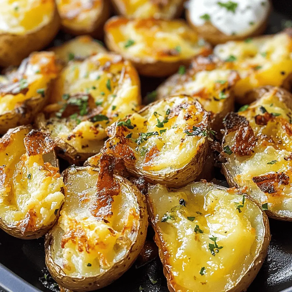 Crispy on the outside and creamy on the inside, these smashed potatoes are a must-try! Made with simple ingredients, they bring a delightful twist to your usual side dish. Perfect for gatherings, family dinners, or a cozy night in. Save this easy recipe for your next meal and impress your guests with delicious flavors!