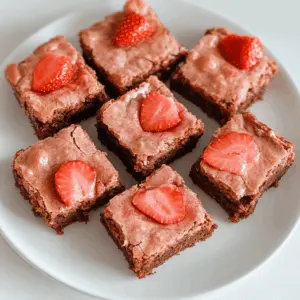 These delicious Strawberry Brownies are a perfect combination of rich chocolate and fresh strawberries! With a fudgy texture and vibrant flavor, they make an irresistible dessert for any gathering. Save this recipe to impress guests at your next party or enjoy a homemade treat on a cozy day at home!