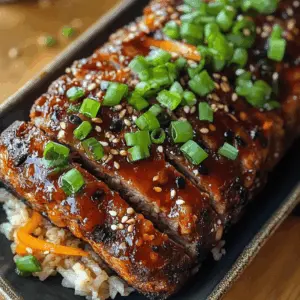 This Sweet and Spicy Korean BBQ Meatloaf brings a mouthwatering twist to a classic dish! Packed with bold flavors from ingredients like gochujang and sesame oil, it's perfect for family dinners or gatherings. Serve it with rice and veggies for a complete meal. Don’t forget to save this recipe to impress your friends at your next get-together!