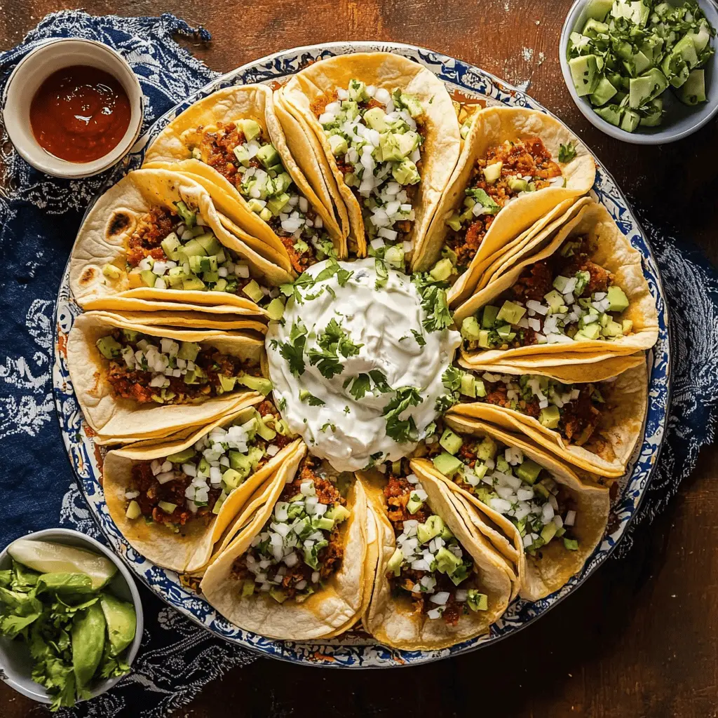 Treat your taste buds to these crispy Tacos Dorados, packed with flavorful fillings and topped with fresh ingredients. With their golden-brown crunch and savory goodness, they are perfect for family dinners or casual gatherings. Don’t forget to save this recipe for your next taco night! 🌮✨
