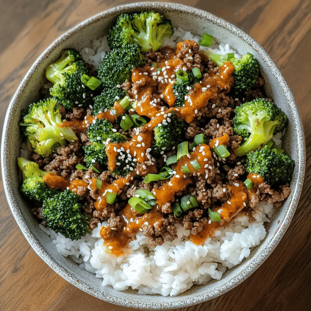 This Teriyaki Ground Beef and Broccoli dish is a game-changer for dinner! Packed with flavorful ground beef, tender broccoli, and a creamy Yum Yum sauce that ties it all together, this recipe is simple yet satisfying. Perfect for a quick weeknight meal or a tasty weekend treat. Save this pin for a delicious, easy-to-make dinner idea that your family will love!