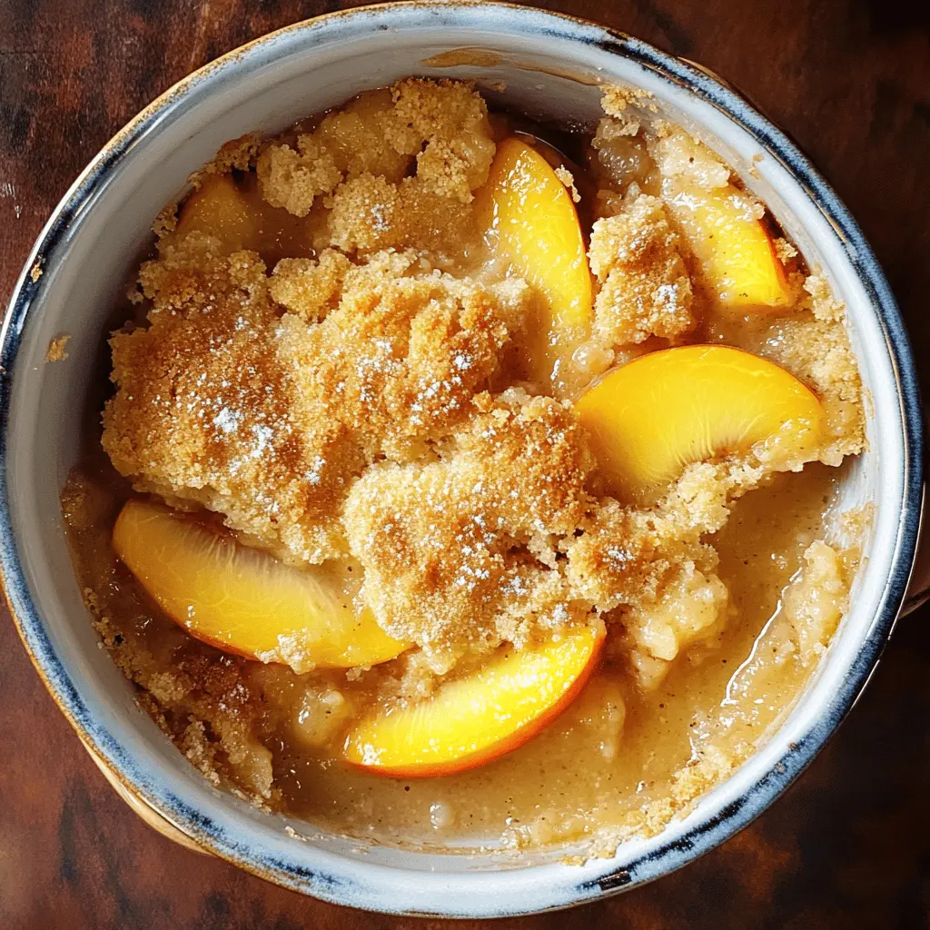 This Peach Cobbler recipe is a delightful combination of sweet, juicy peaches and a buttery, flaky topping that everyone will love. Perfect for summer gatherings or cozy family dinners, this classic dish will become a favorite in your home. Save this easy recipe to enjoy a slice of warm peach goodness anytime!