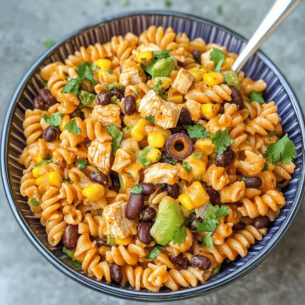Fresh, zesty, and oh-so-flavorful! This Chicken Enchilada Pasta Salad combines tender chicken, colorful veggies, and a tangy dressing, making it a perfect dish for potlucks or busy weeknights. Bursting with spices and textures, it’s a hit for family gatherings. Save this recipe for your next meal prep or summer BBQ!