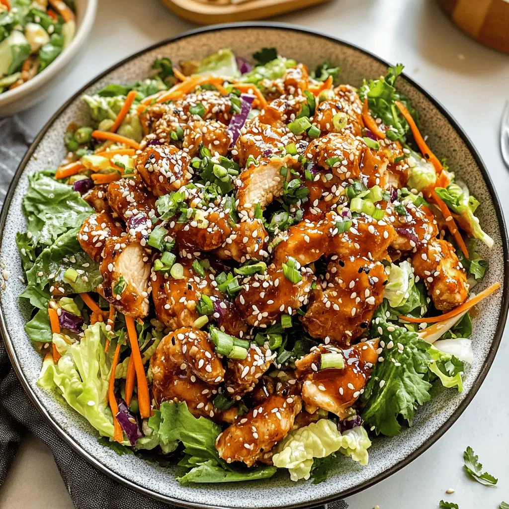 Easy Sesame Chicken Salad Recipe