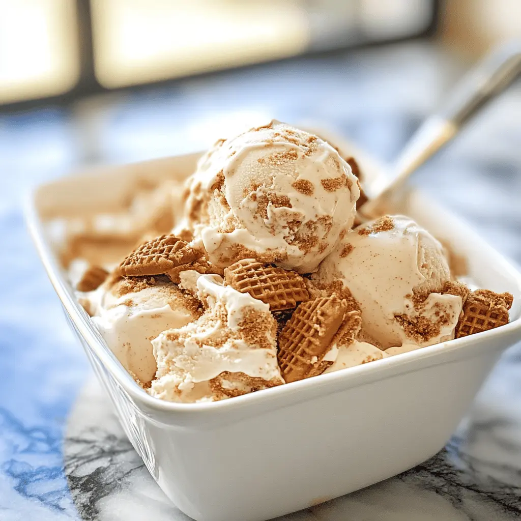 Easy Homemade Biscoff Ice Cream Recipe