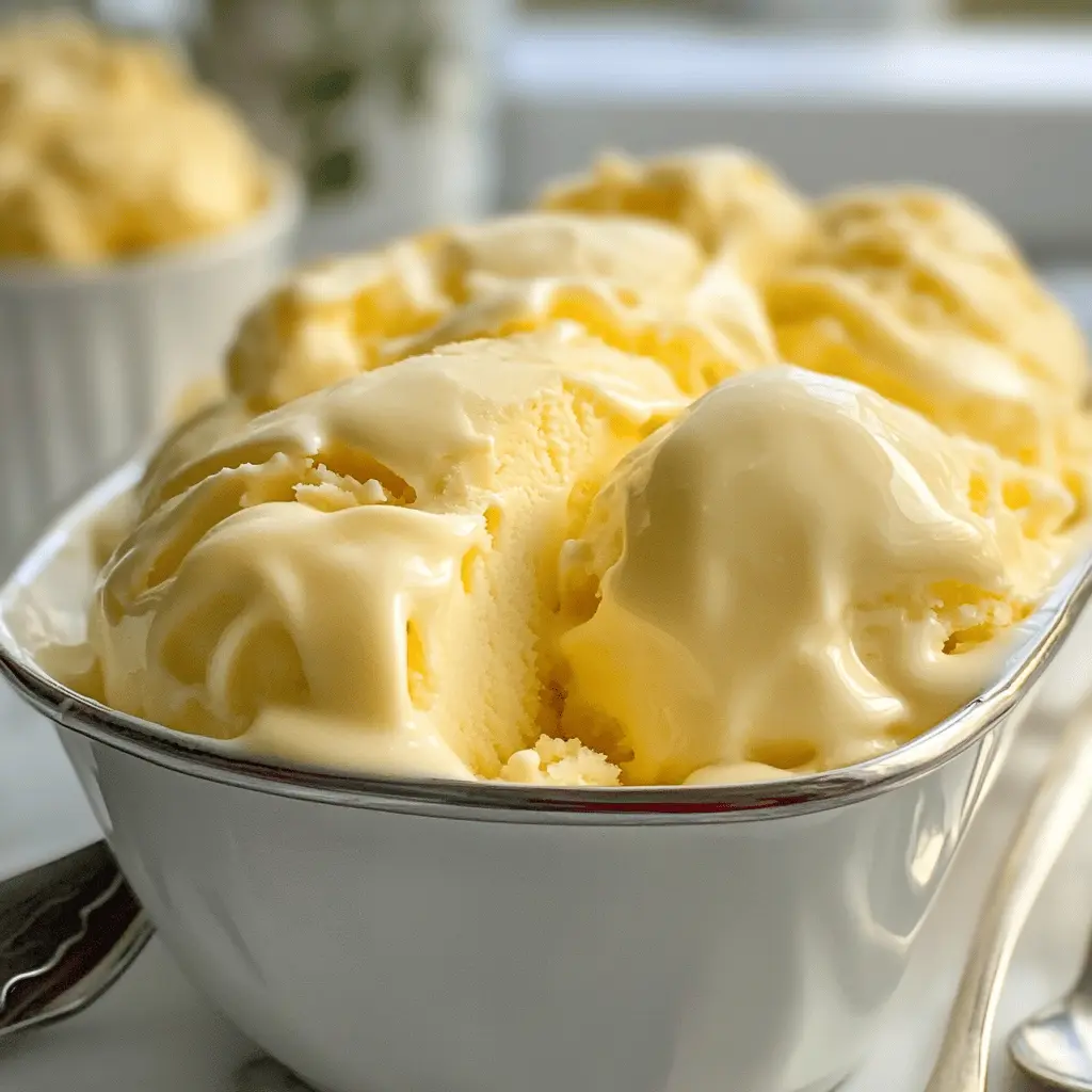 Easy Homemade Custard Ice Cream Recipe