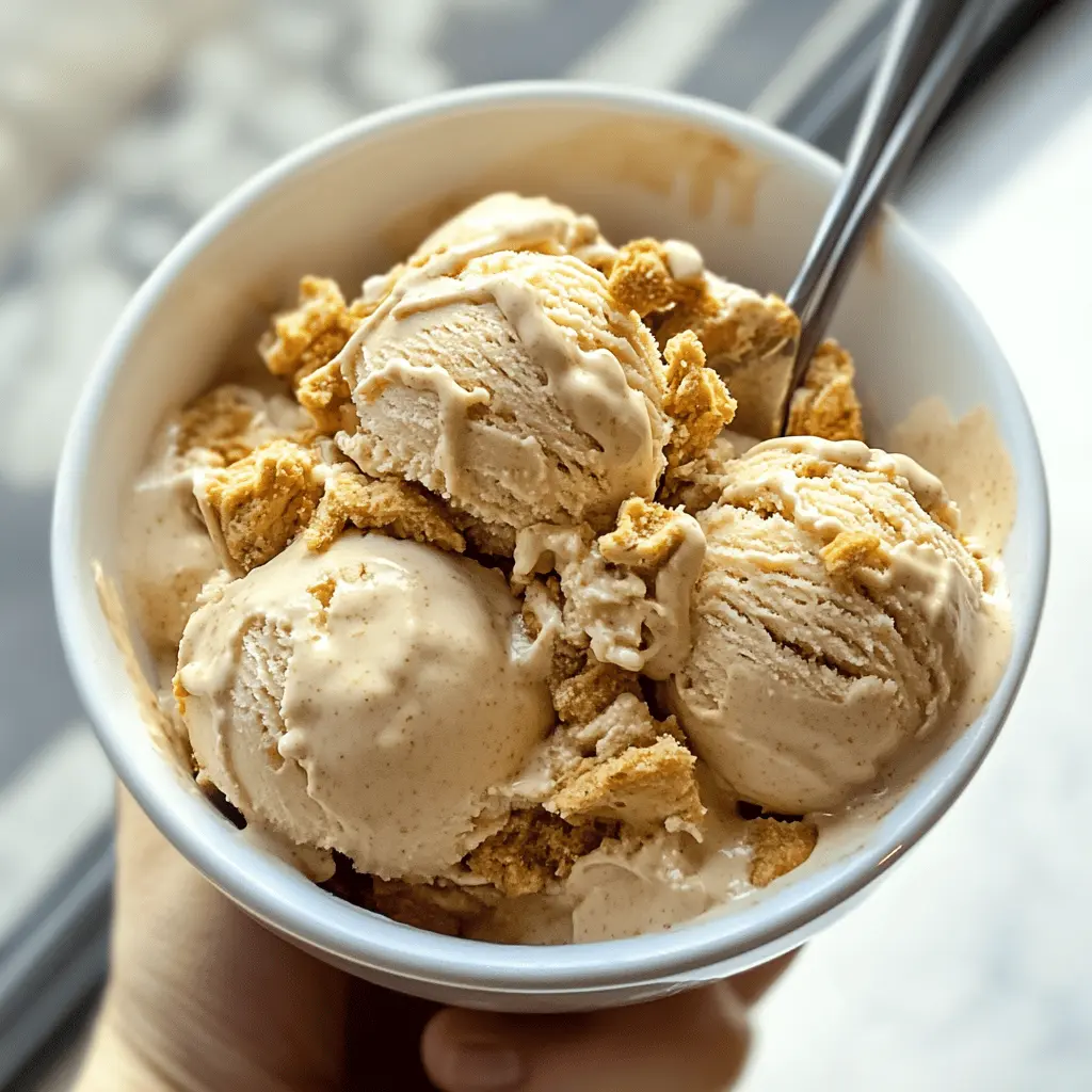 Creamy Peanut Butter Cottage Cheese Ice Cream Recipe