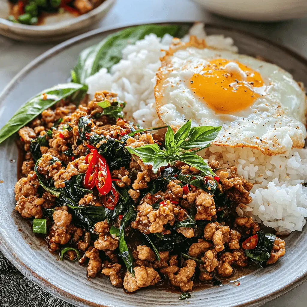 Easy Thai Basil Chicken Stir-Fry (Pad Krapow Gai)
