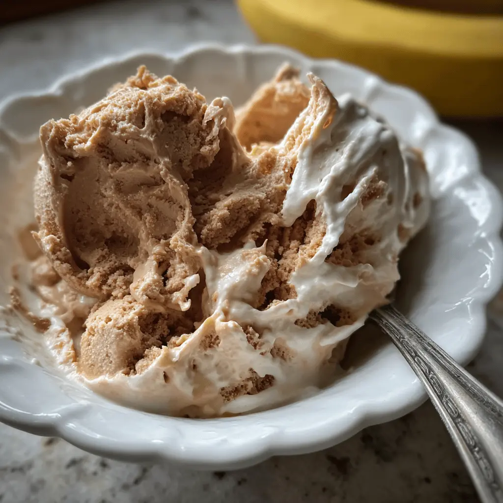 Easy Creamy Cottage Cheese Peanut Butter Ice Cream