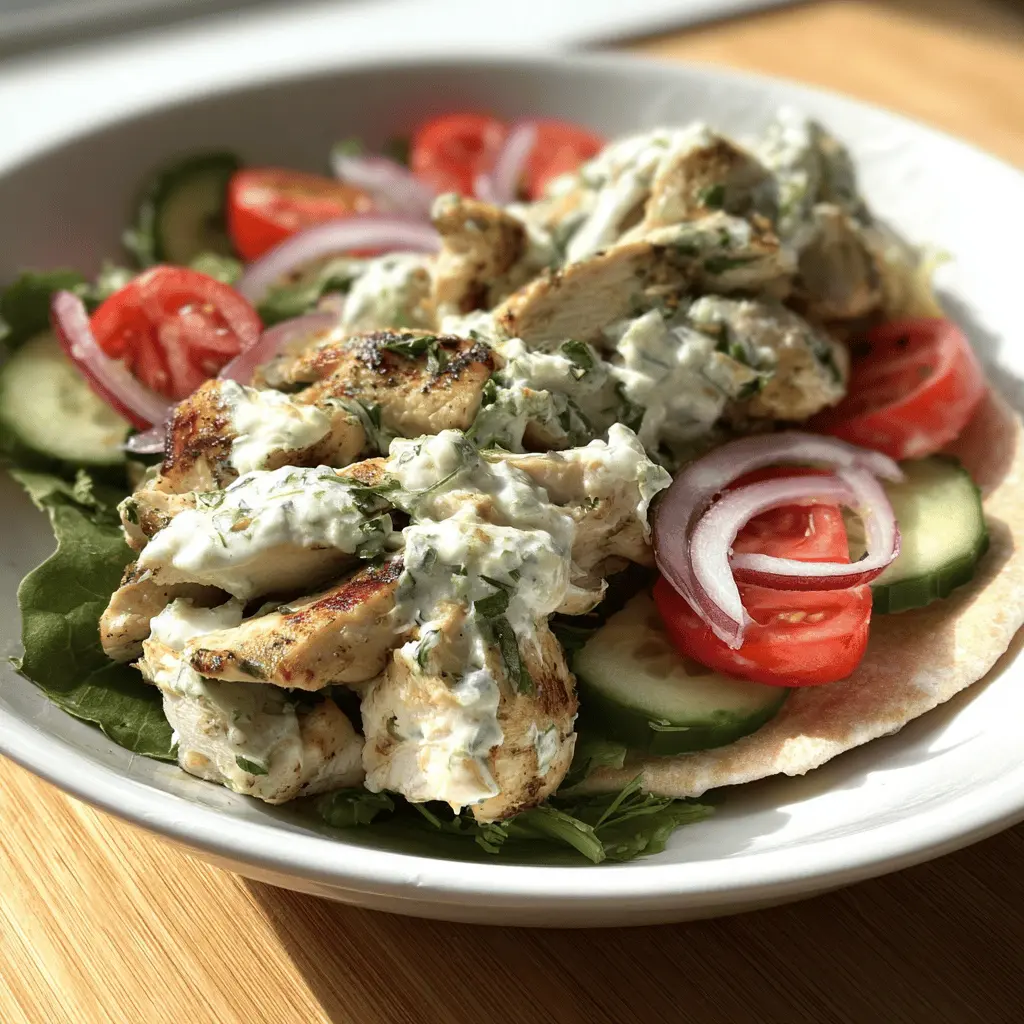 Easy Tzatziki Chicken Salad Recipe