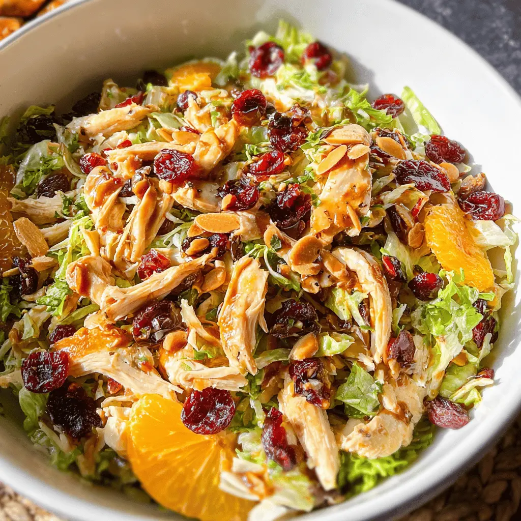 Easy Asian Chicken Cranberry Salad Recipe