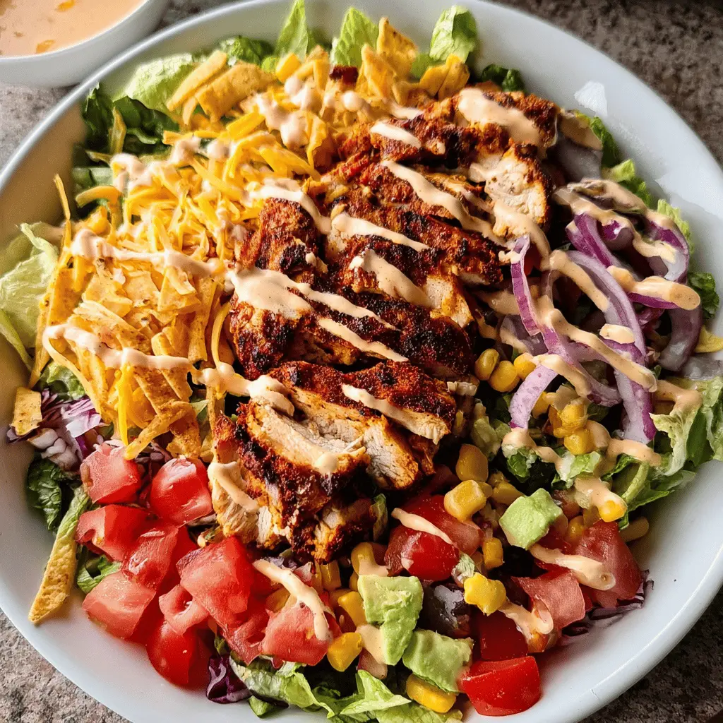 Easy Spicy Southwest Chicken Salad Recipe
