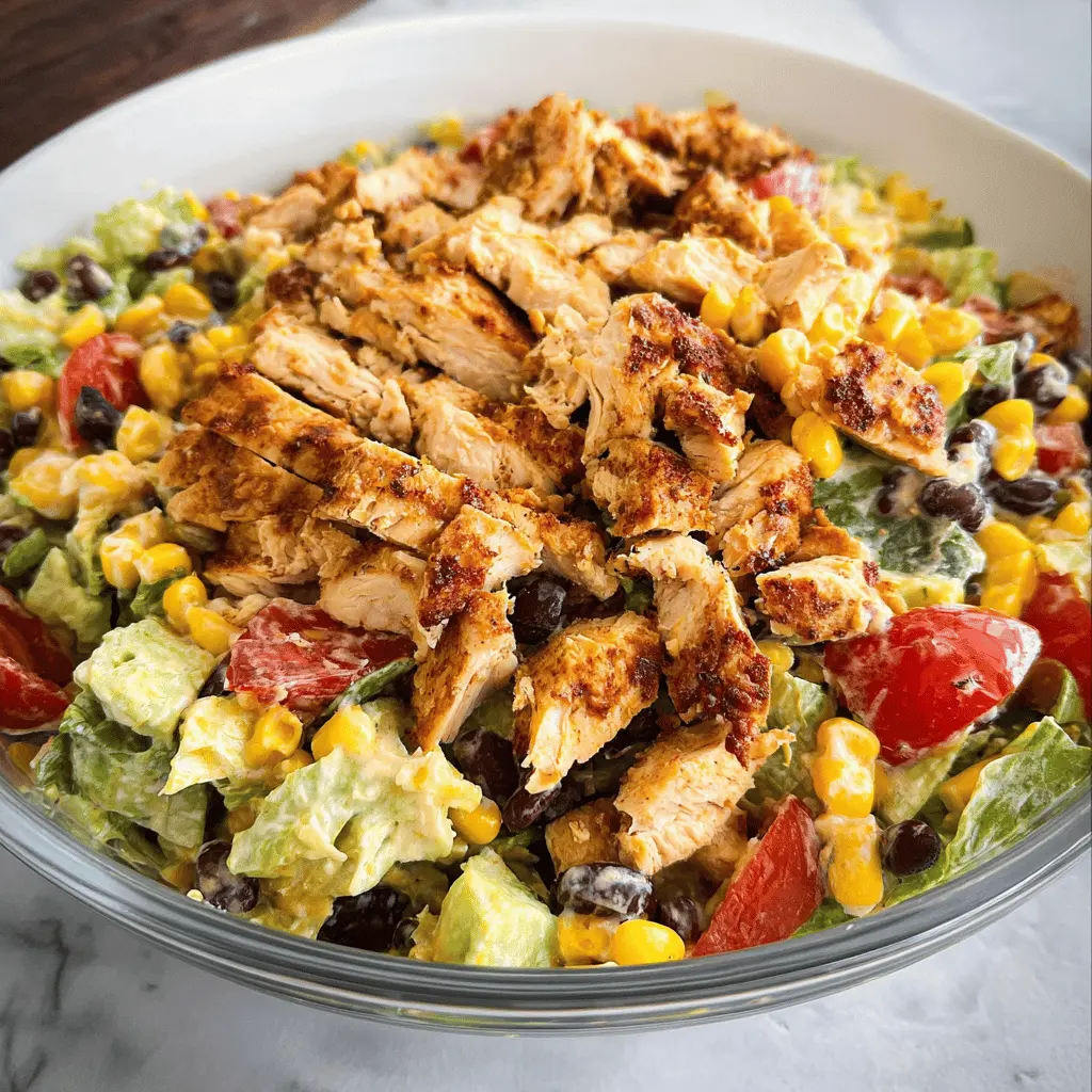Easy Healthy Southwest Chicken Salad Recipe