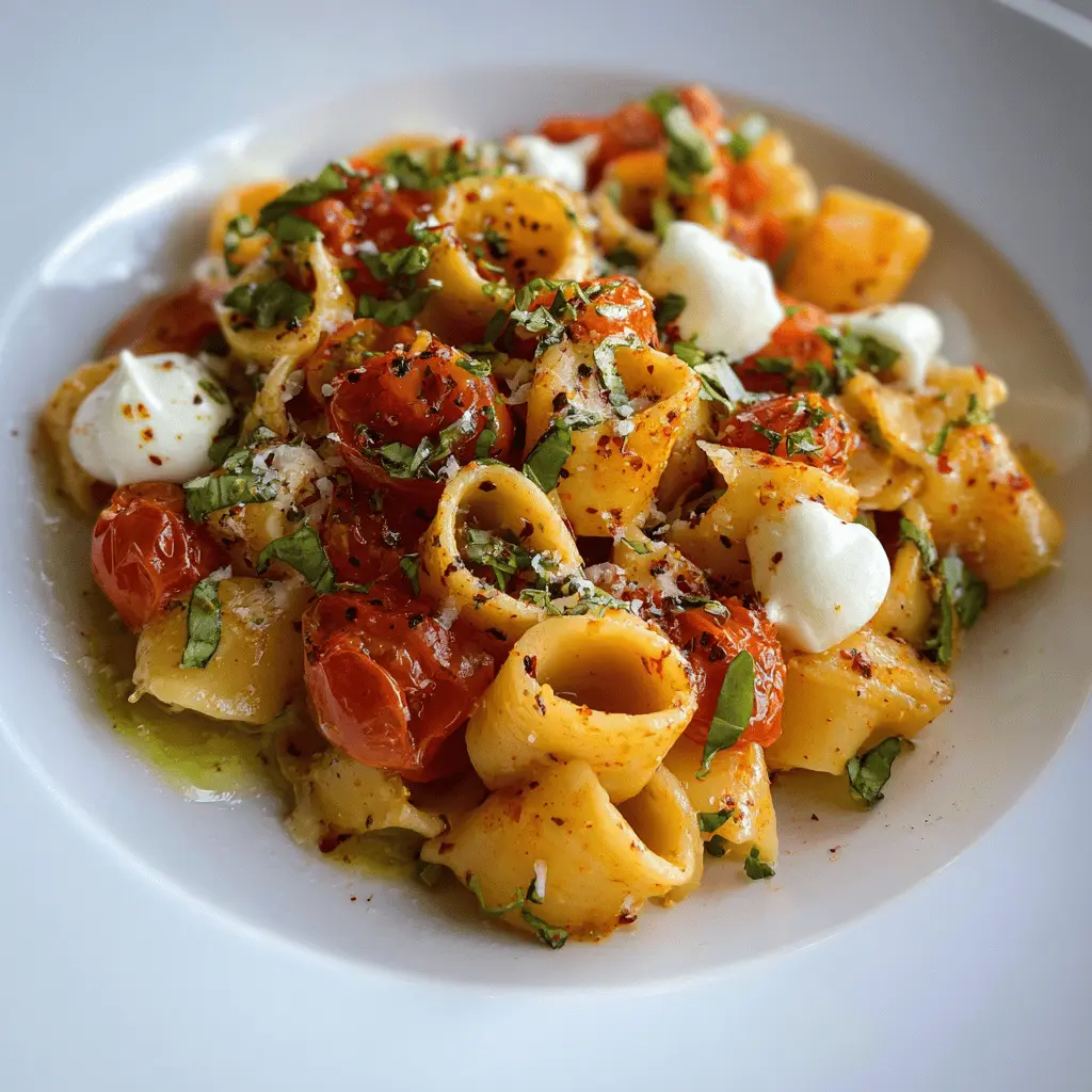 Easy Cherry Tomato and Basil Pasta Recipe