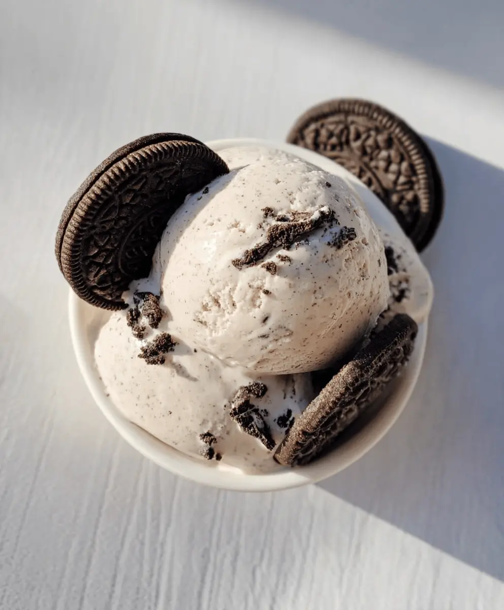 Easy Ninja Creami Cookies and Cream Ice Cream Recipe