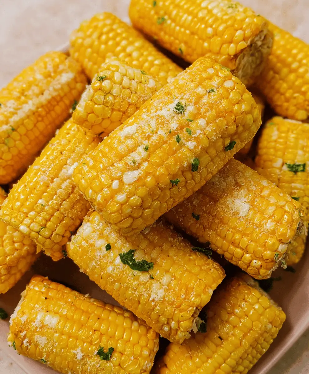 Easy Air Fryer Frozen Corn on the Cob