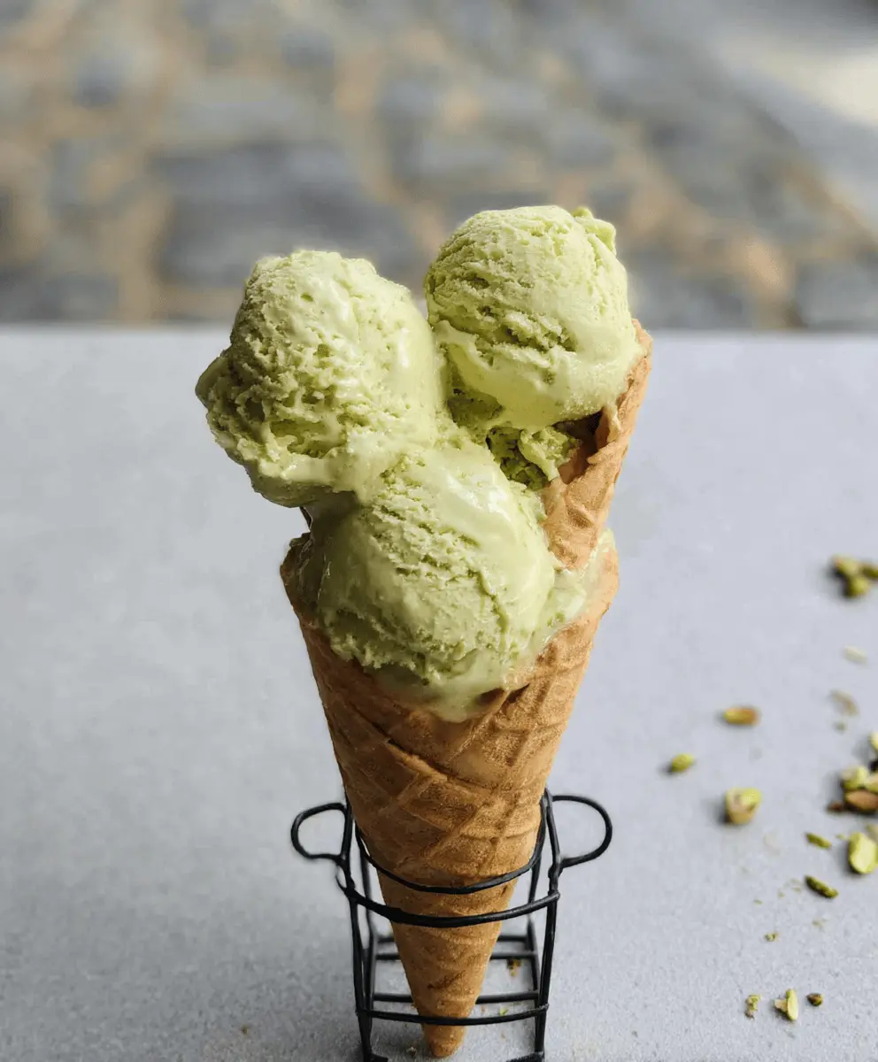 Creamy Homemade Pistachio Ice Cream Recipe