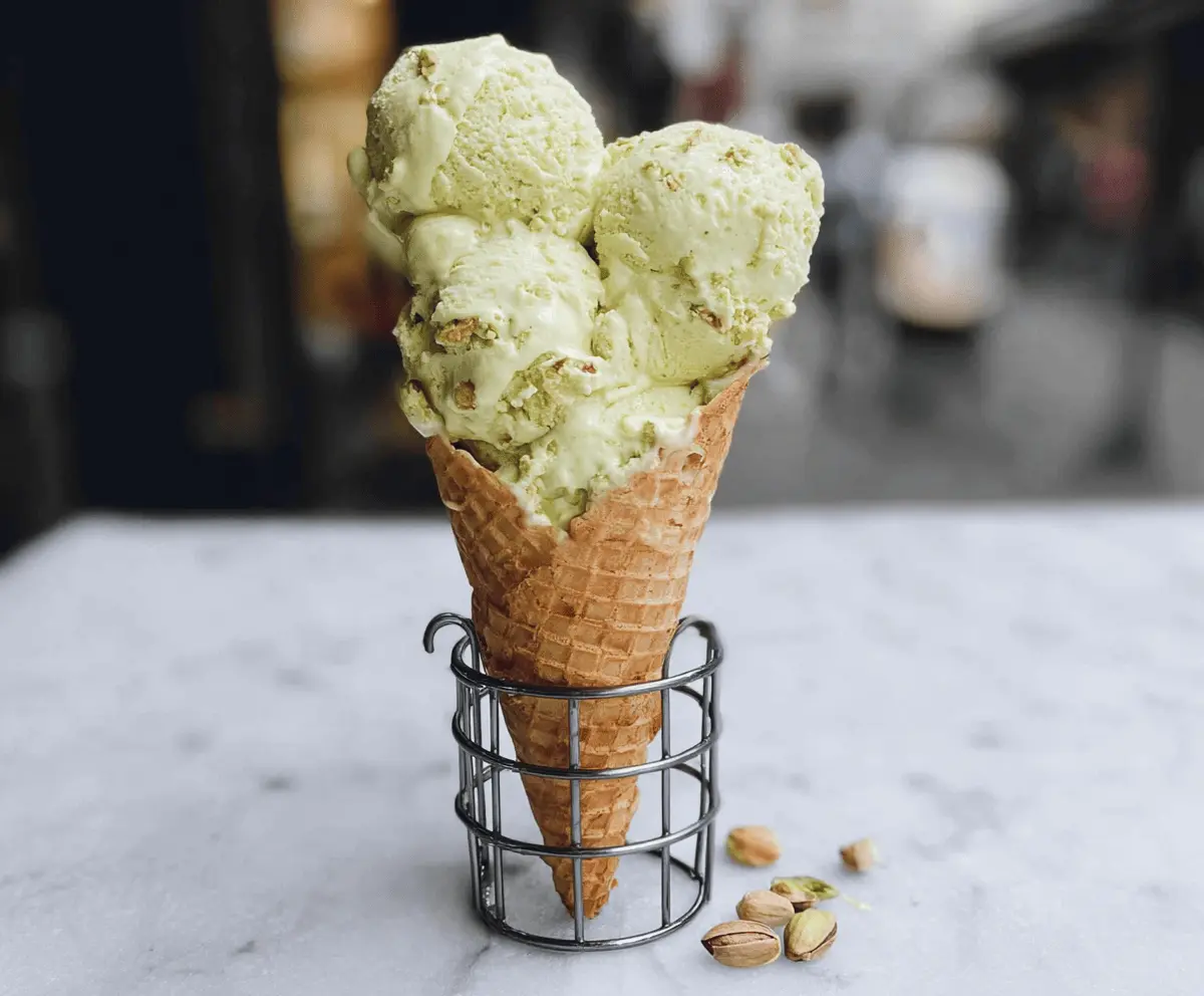 Creamy Homemade Pistachio Ice Cream Recipe