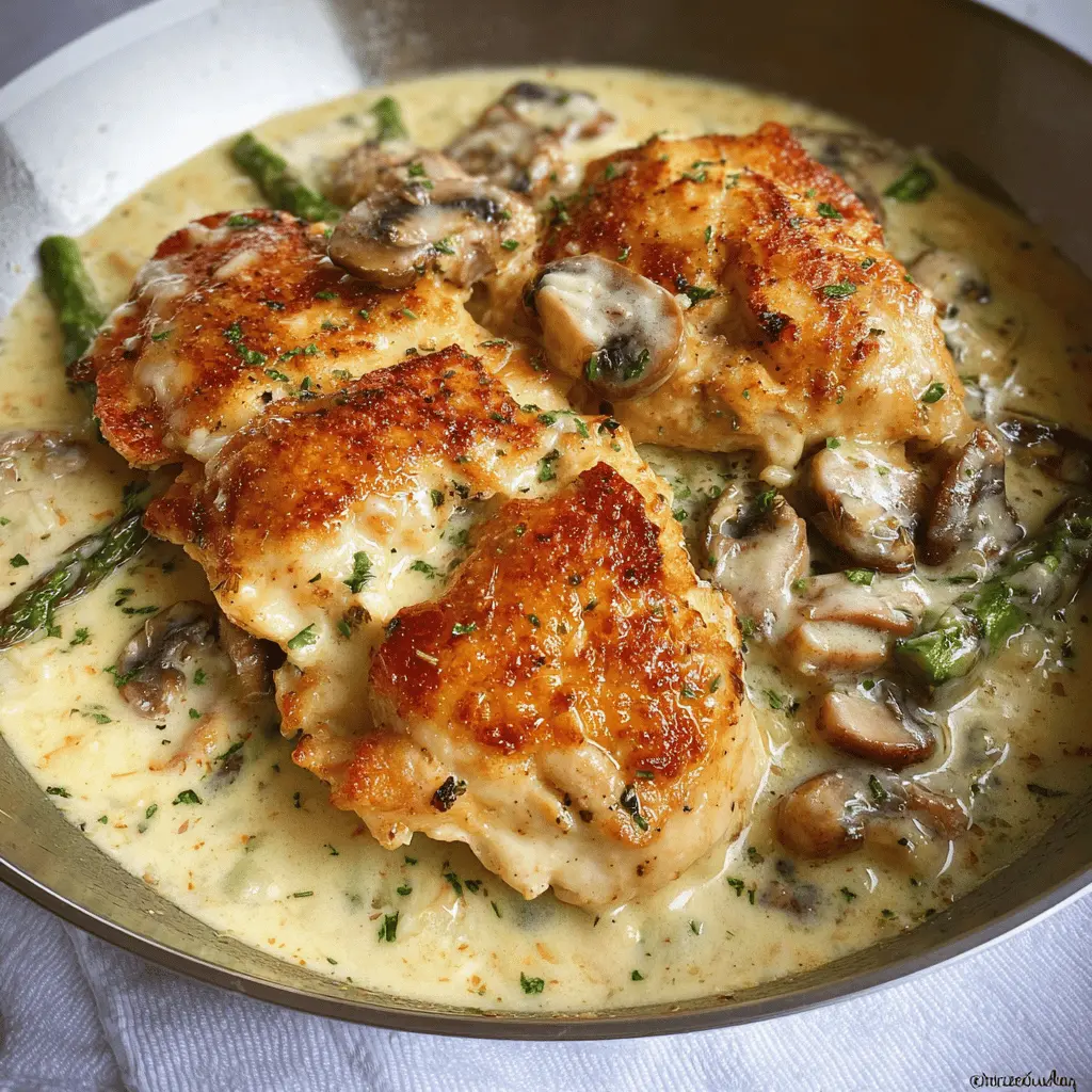 Easy Creamy Asiago Chicken Recipe