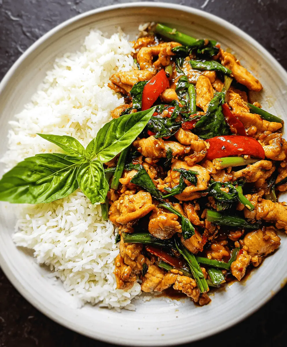 Easy Thai Basil Chicken Stir-Fry Recipe