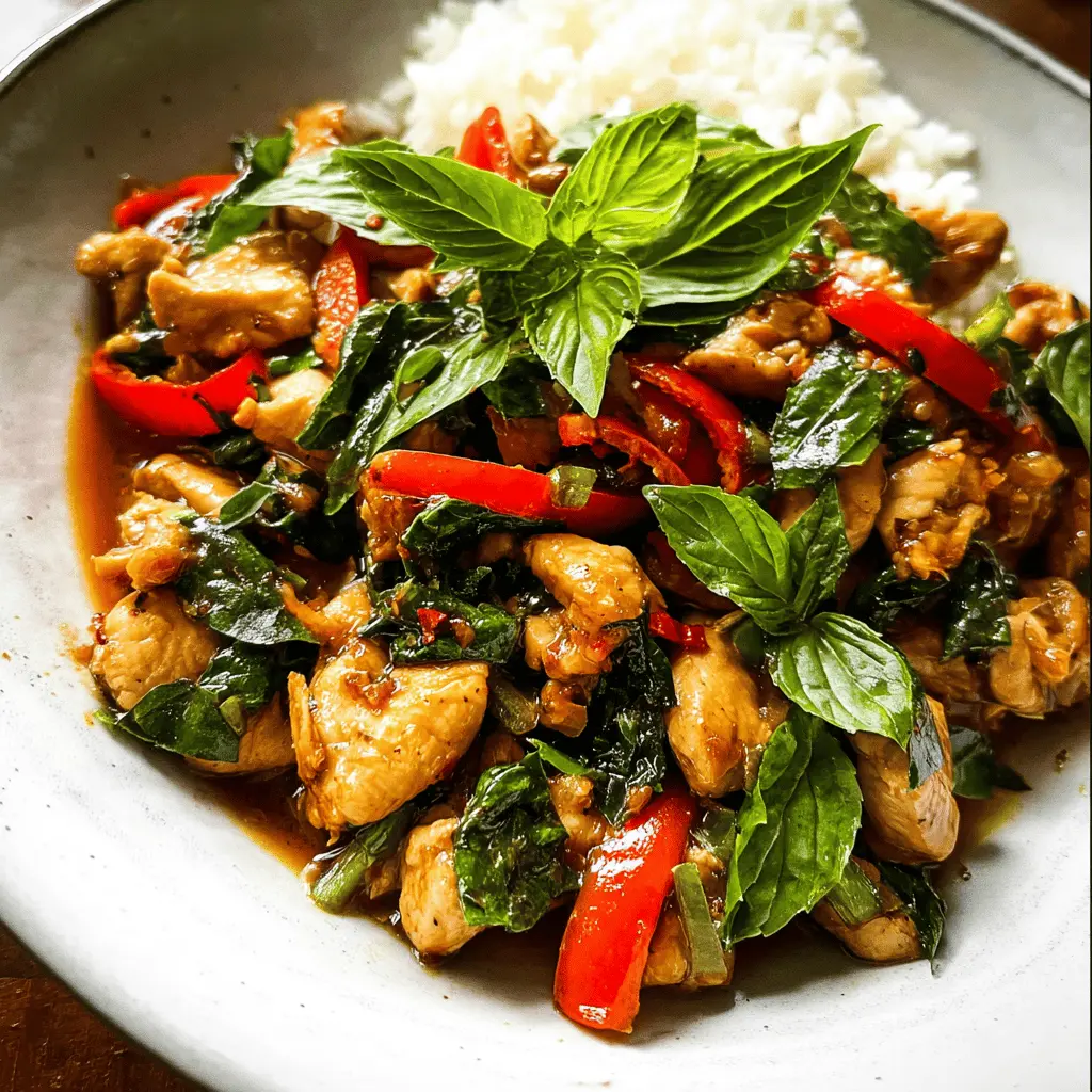 Easy Thai Basil Chicken Stir-Fry Recipe