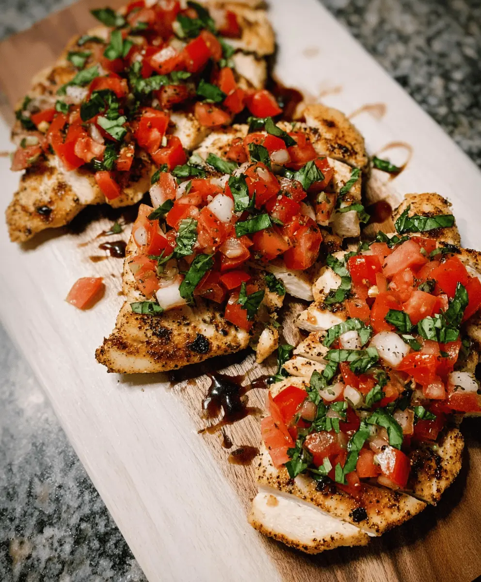 Easy 30-Minute Bruschetta Chicken Recipe