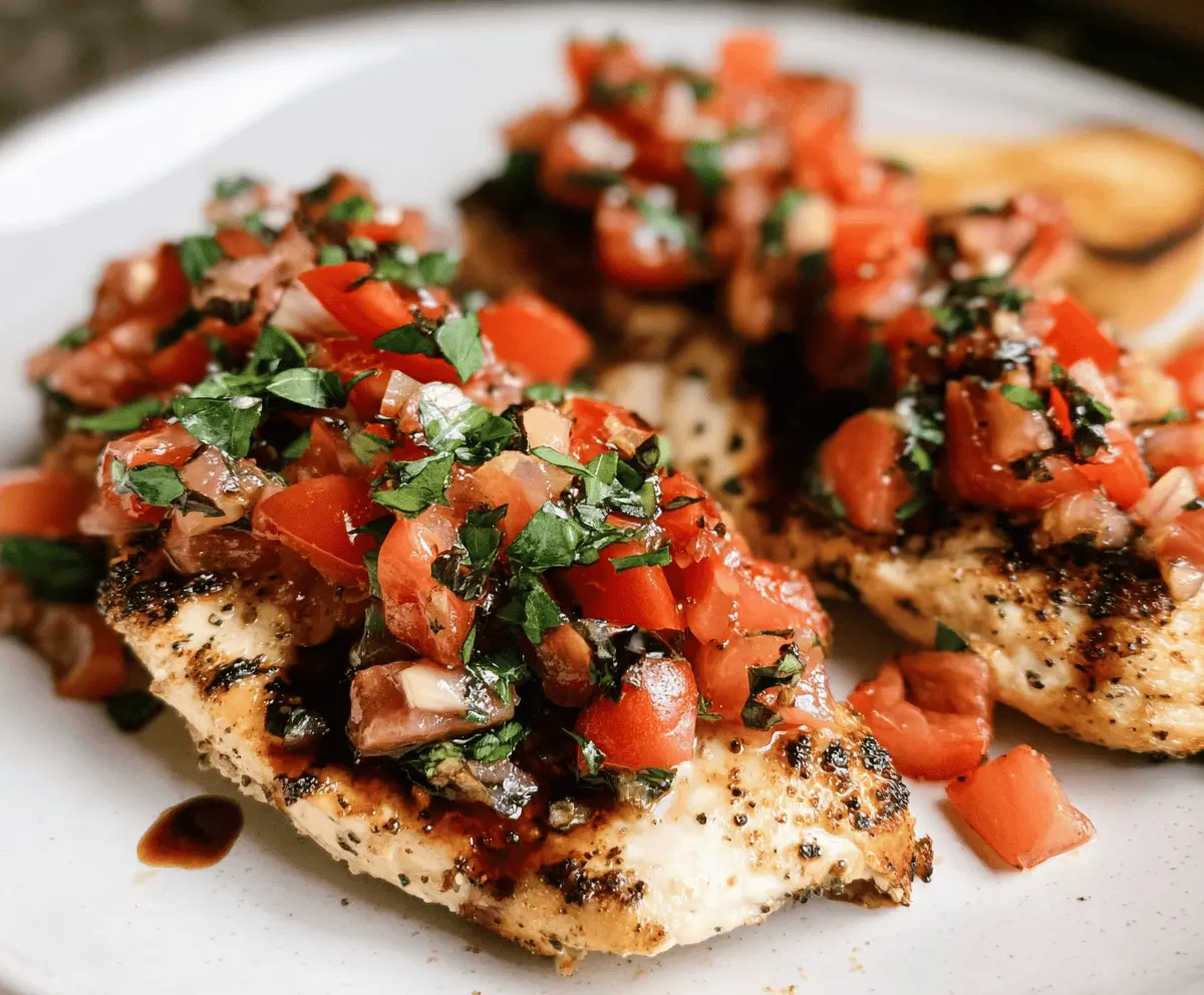Easy 30-Minute Bruschetta Chicken Recipe