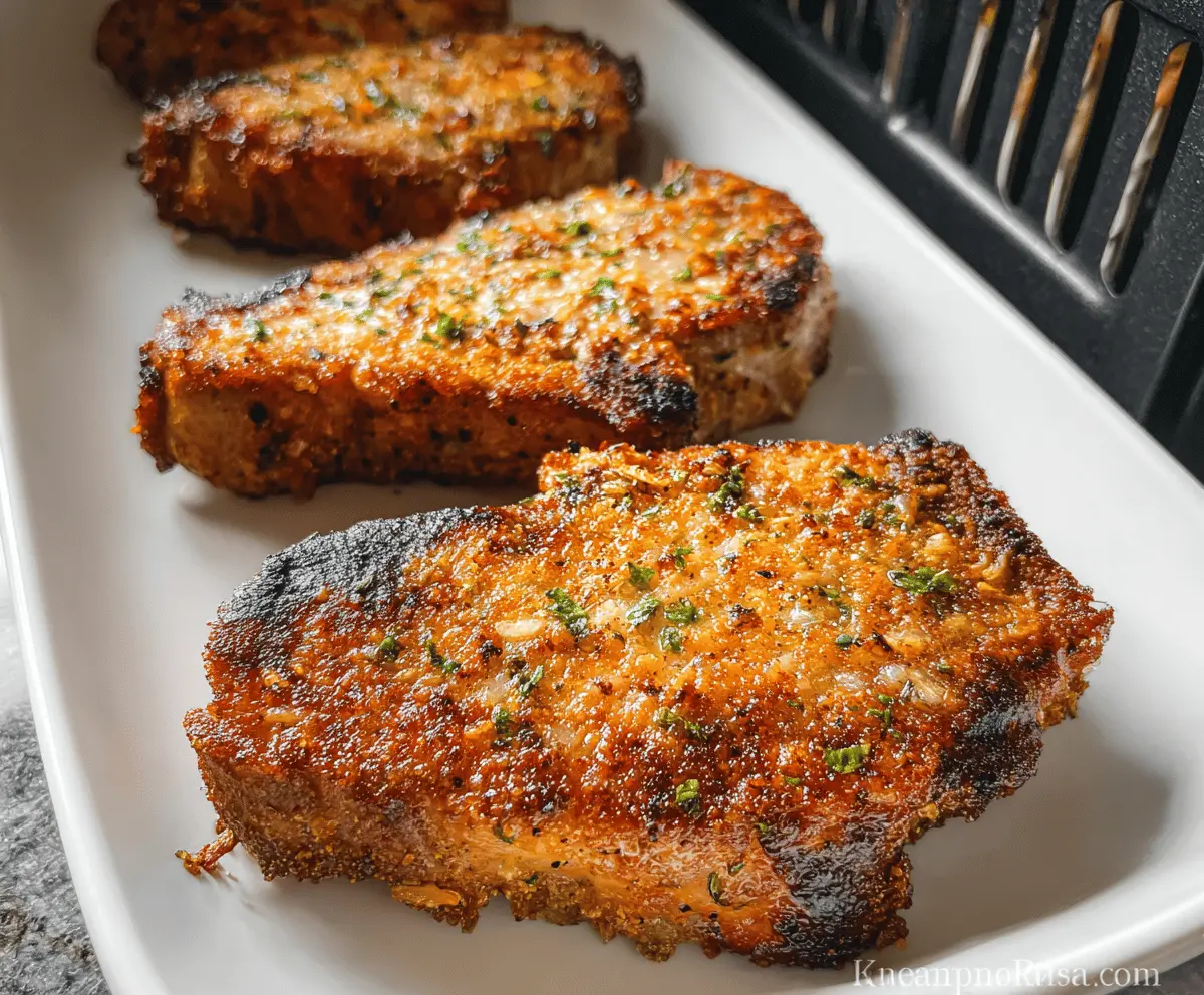 Easy Crispy Air Fryer Pork Chops Recipe