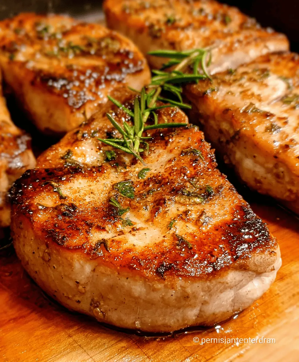 Easy Juicy Oven Baked Pork Chops Recipe