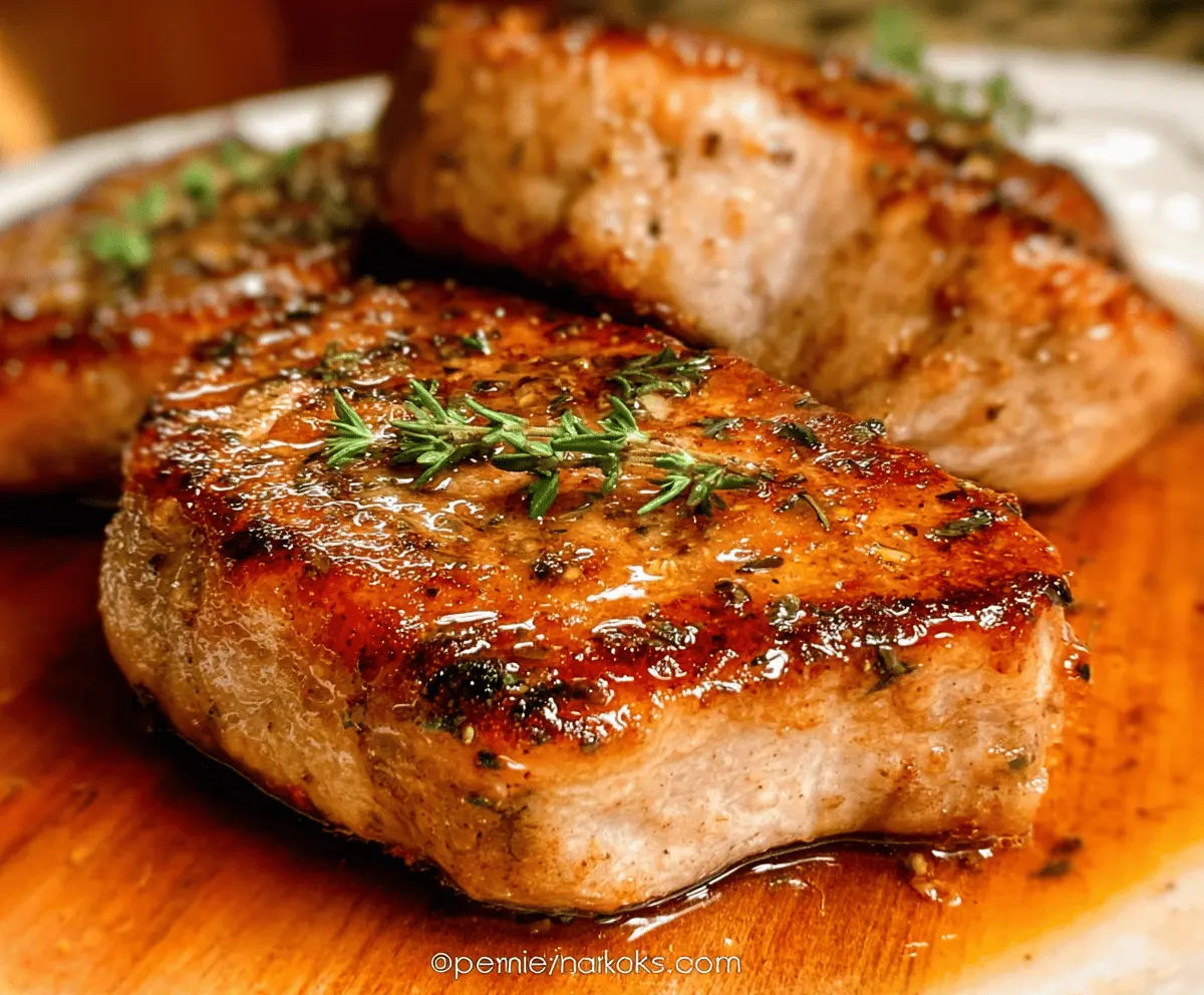 Easy Juicy Oven Baked Pork Chops Recipe