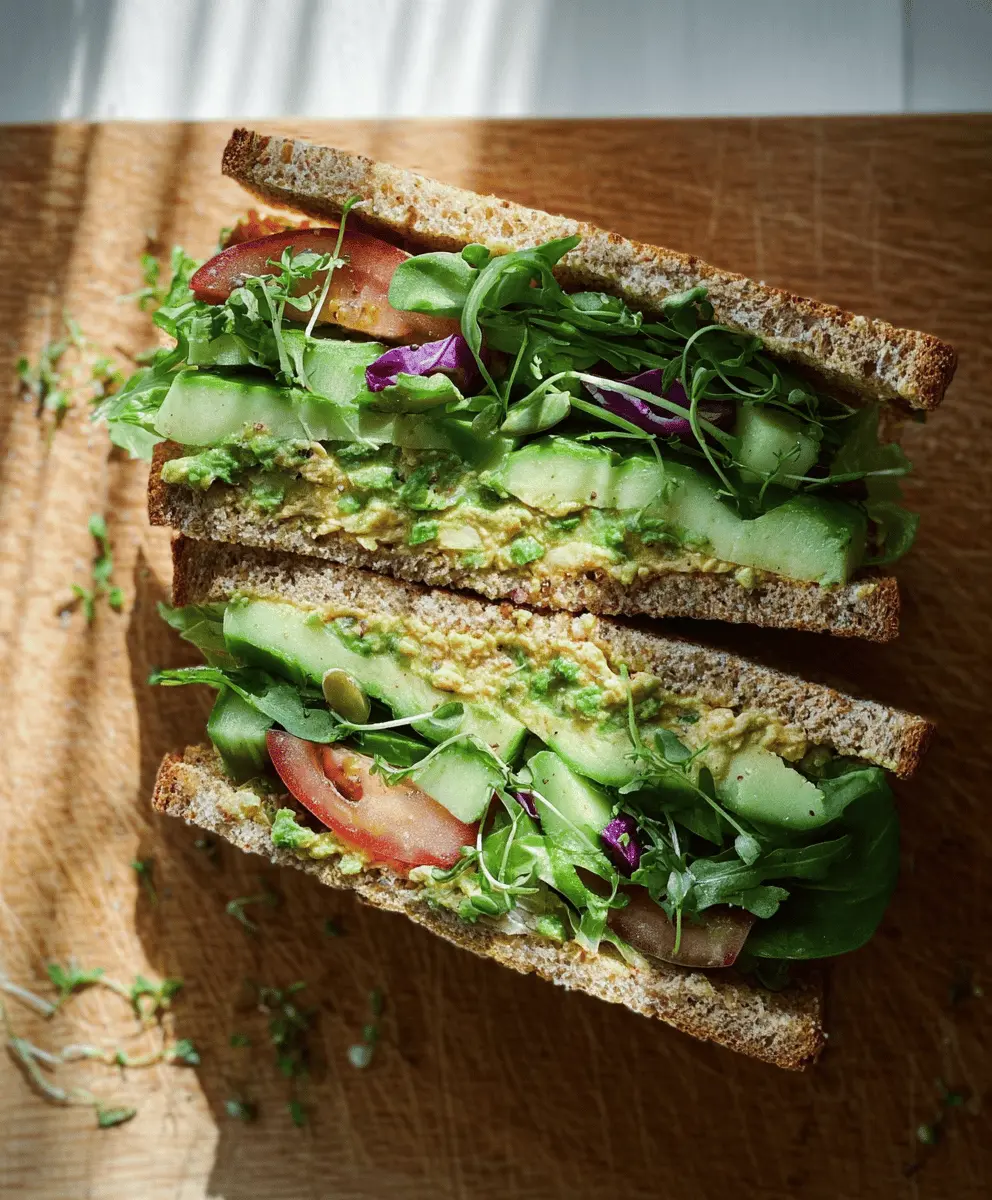 Easy Green Goddess Salad Sandwich Recipe