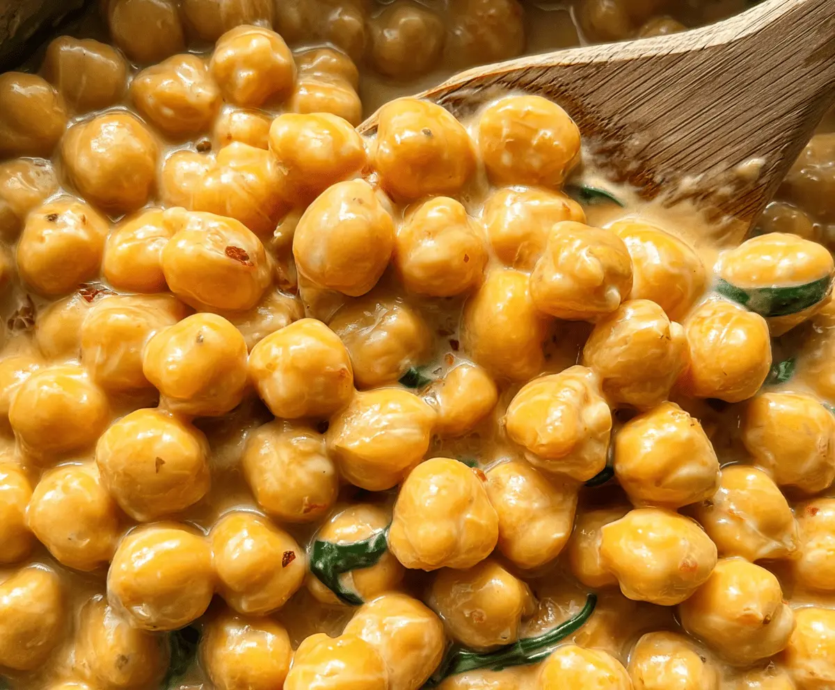 Easy Marry Me Chickpeas Recipe with Garlic and Herbs
