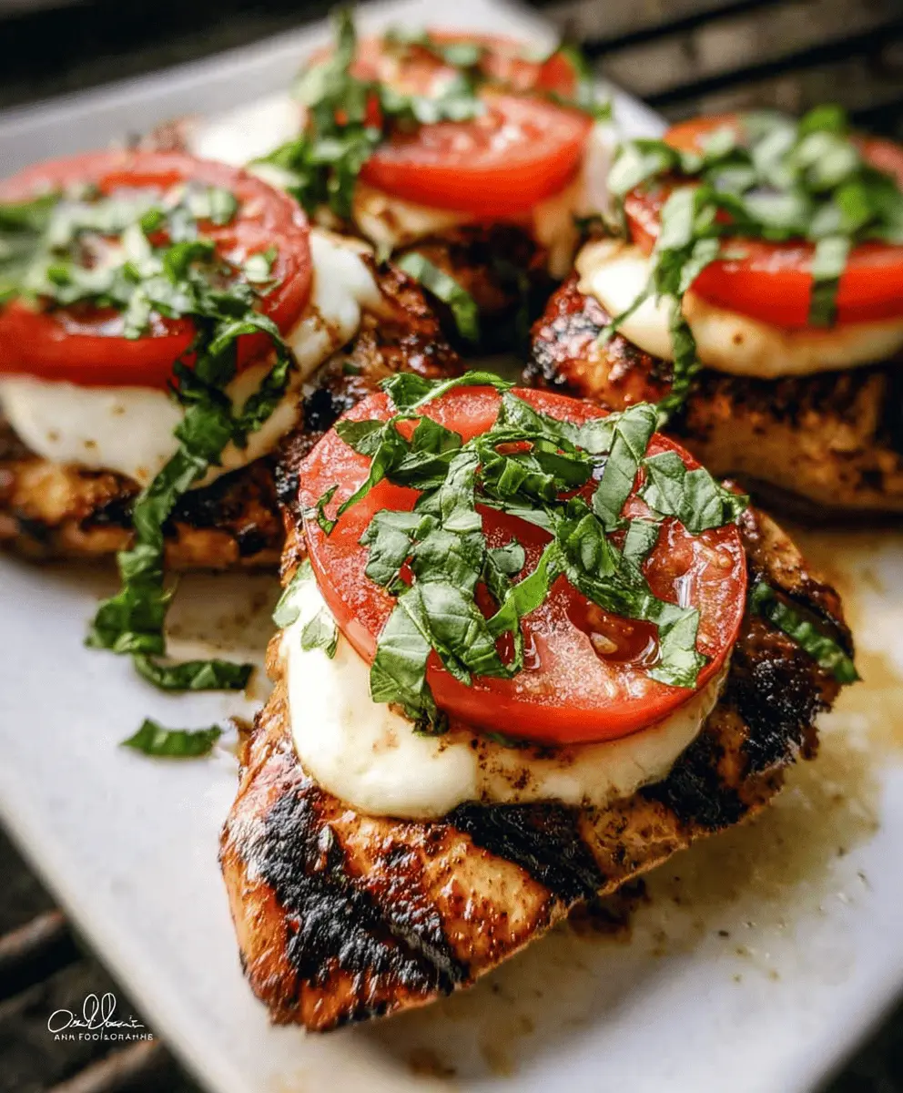 Easy Healthy Grilled Chicken Caprese Recipe
