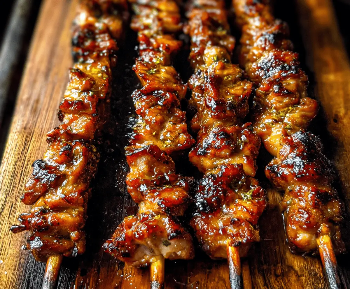 Easy Grilled Thai Chicken Skewers Recipe