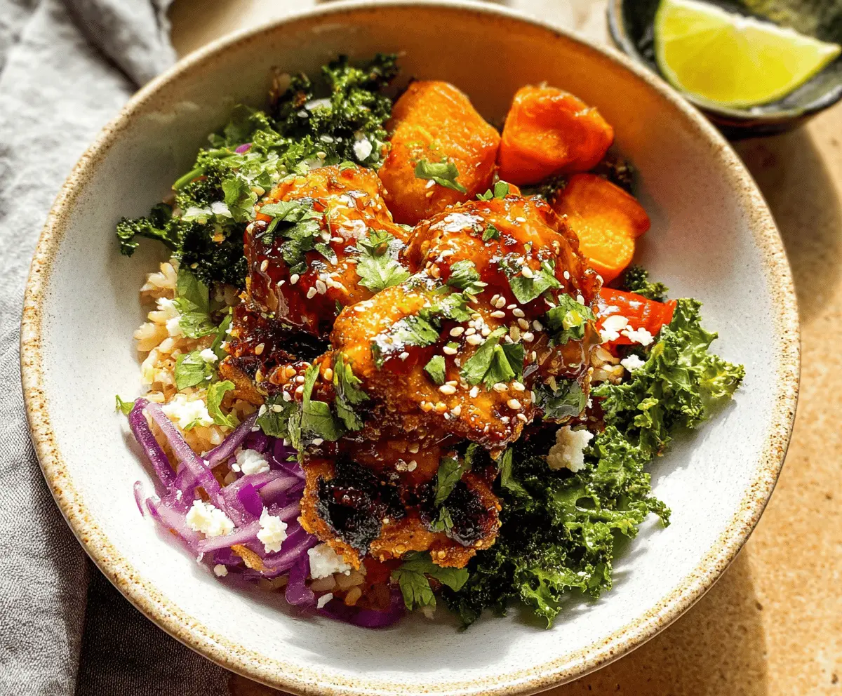 Easy Hot Honey Chicken Bowls Recipe