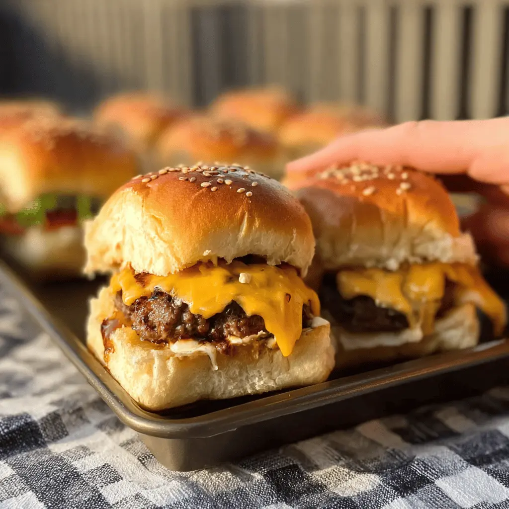 Easy Cheeseburger Sliders Recipe