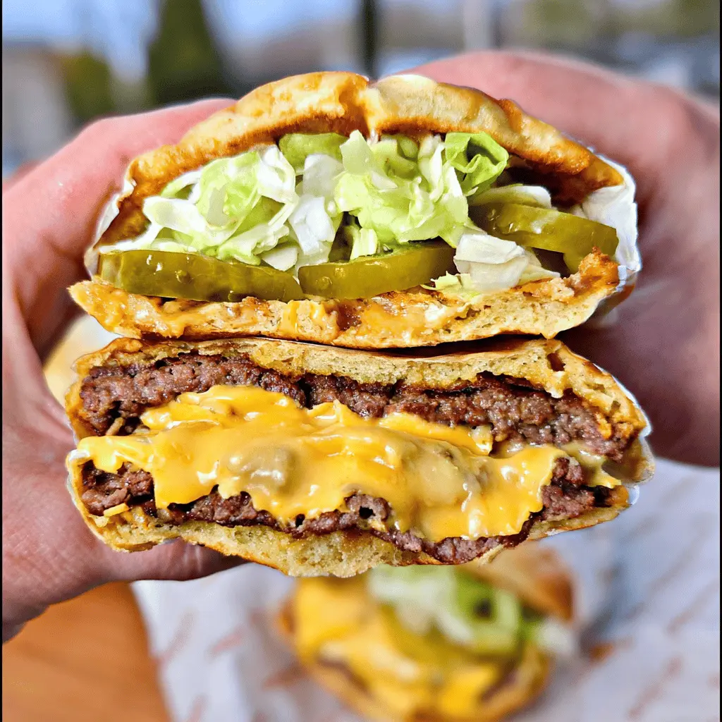 Easy Keto Big Mac Smash Burgers Recipe