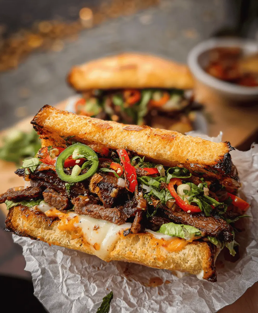 Easy Korean Steak Sandwich Recipe